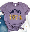 Vintage 1974 Birthday Leopard Pattern Standard/Premium T-Shirt - Dreameris