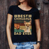 Vintage Best Chihuahua Dad Ever Retro Gift For Men Women T-shirt - Dreameris