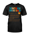 Vintage Best Dog Dad Definition Classic T-shirt - Dreameris