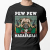Vintage Pew Pew Madafakas Funny Pug Dog Gift Dog Lovers T-shirt - Dreameris