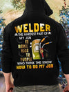Welder The Hardest Part Of My Job Is Being Nice To People Who Think The Know How To Do My Job Gift Standard Hoodie - Dreameris