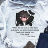 When It Is Too Hard To Look Back And You Are Too Afraid To Look Ahead Look Right Beside You I Will Be There Your Pitbull Dog Lovers Gift Standard Hoodie - Dreameris
