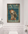 Why Hello Sweet Cheeks Have A Seat Horse Poster/Matte Canvas - Dreameris