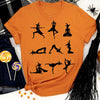 Witch Do Yoga Poses Asanas Hallowen Gift For Yogis Standard/Premium T-Shirt - Dreameris