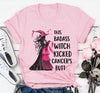 Witch This Badass Witch Kicked Cancer's Butt Standard T-Shirt - Dreameris