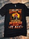 You Can't Scare Me I'm A Retired Nurse Zombie Pumkin Halloween Retirement Gift - Dreameris