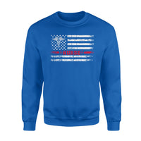 America_s Nurse Heartbeat - Standard Crew Neck Sweatshirt - Dreameris