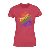 Anatomical Heart Shirt Cardiac Nurse with LGBT - Standard Women's T-shirt - Dreameris