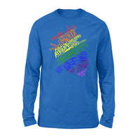 Anatomical Heart Shirt Cardiac Nurse with LGBT - Standard Long Sleeve - Dreameris