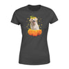 Cute Labrador Retriever Dog In Pumpkin Halloween Gift - Standard Women's T-shirt - Dreameris