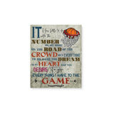 Basketball lovers the desire to give everything i have to the game - Matte Canvas - Dreameris