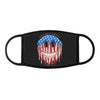 America usa flag smile emoticon emoji artwork - Face Mask - Dreameris