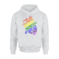 Anatomical Heart Shirt Cardiac Nurse with LGBT - Premium Hoodie - Dreameris