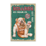 Bulldog ice cream co premium quality - Matte Canvas - Dreameris