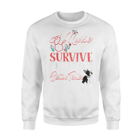 A Nurse Cannot Survive Without Her Boston Terrier - Premium Crew Neck Sweatshirt - Dreameris