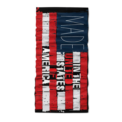 American text flag - made in the usa - Neck Gaiter - Dreameris