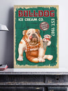 Bulldog ice cream co premium quality - Matte Canvas - Dreameris