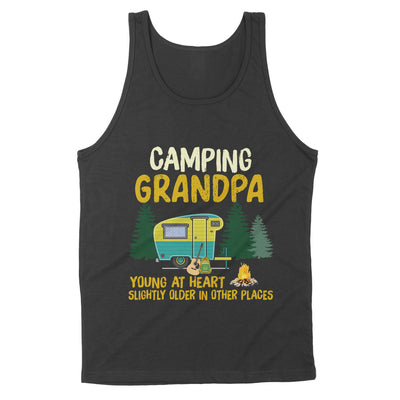 Camping Grandpa Young At Heart Slightly Older In Other Places - Standard Tank - Dreameris