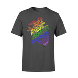 Anatomical Heart Shirt Cardiac Nurse with LGBT - Comfort T-shirt - Dreameris