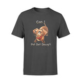 FF Can I Pet Dat Dawg Can I Pet That Dog Funny Cute Kid Spelling Dogs Lovers Standard Men T-shirt - Dreameris