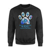 Easily Distracted By Turtles And Dogs - Standard Crew Neck Sweatshirt - Dreameris