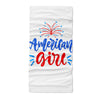 American girl fourth july ink lettering - Neck Gaiter - Dreameris