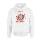 Sakura Today I Will Not Stress Over Things I Can't Control Yoga Mandala Pattern - Standard Hoodie - Dreameris