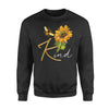 Bee Kind Sunflower Hippie - Standard Crew Neck Sweatshirt - Dreameris
