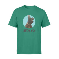 Babe -  Custom illustrated Pet Personalized  Premium T-shirt - Dreameris