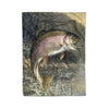 FF Dreameris Rainbow Trout Fishing Gift Fleece Blanket - Dreameris
