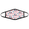 Label Made In Usa America Badge With Stars - Polyblend Face Mask - Dreameris