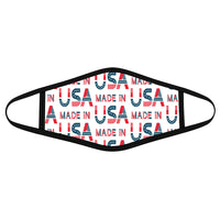 Label Made In Usa America Badge With Stars - Polyblend Face Mask - Dreameris