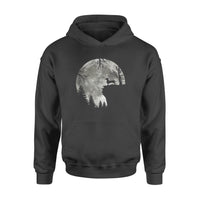 Moon Dachshund Forest - Premium Hoodie - Dreameris