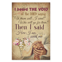 Nurse I Heard The Voice of The Lord Saying Who Shall I Send Here -Matte Canvas - Dreameris