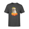 Cute Labrador Retriever Dog In Pumpkin Halloween Gift - Premium T-shirt - Dreameris