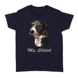 My Shiloh -  Custom illustrated Pet Personalized Standard Women T-shirt - Dreameris