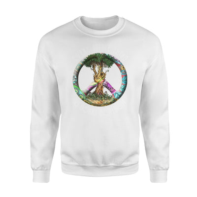 Every little thing is gonna be alright tree of life peace hippie - Standard Crew Neck Sweatshirt - Dreameris