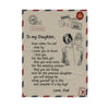 To My Daughter Even When Im Not Close By I Want You To Know I Love You Love Dad Sherpa Blanket - Dreameris