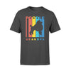 Vintage Retro Poodle Grandpa Dog Gift Men Dog Lovers T shirt - Premium T-shirt - Dreameris