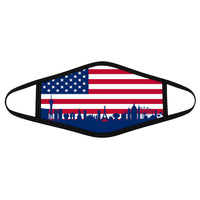 Las Vegas City Inside America Flag - Polyblend Face Mask - Dreameris