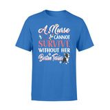 A Nurse Cannot Survive Without Her Boston Terrier - Premium T-shirt - Dreameris