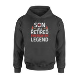 Son Of A Retired Firefighter Legend - Standard Hoodie - Dreameris