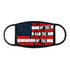 American text flag - america land of the free - Face Mask - Dreameris