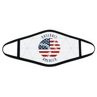 Baseball America Flag - Polyblend Face Mask - Dreameris