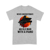 FF Never Underestimate An Old Man With A Piano Music Instrument Pianist Standard T-shirt - Dreameris