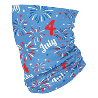 Seamless pattern with fireworks national - Neck Gaiter - Dreameris