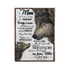 My Mom Wolf It's Not Easy For A Woman Gift From Son - Fleece Blanket - Dreameris