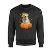 Cute Labrador Retriever Dog In Pumpkin Halloween Gift - Standard Crew Neck Sweatshirt - Dreameris