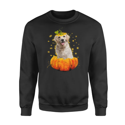 Cute Labrador Retriever Dog In Pumpkin Halloween Gift - Standard Crew Neck Sweatshirt - Dreameris