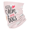 keep calm and love dog pomeranian - Neck Gaiter - Dreameris
